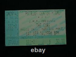 Vintage 1996 NOS The Cure Wild Mood Swings Tour Concert Shirt & Ticket Stub DC