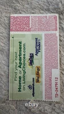 Vintage 2003 SCORPIONS Concert Ticket Stub Whitesnake Dokken Minneapolis MN