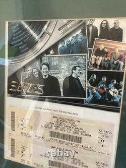 Vintage 2005 Eagles Framed Show Tickets Concert Ticket Stub Lot of 2