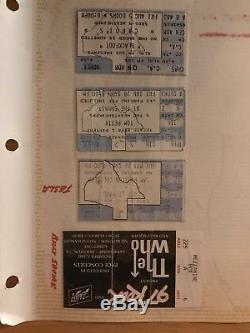 Vintage 70s 80s 90s Concert Ticket Stubs