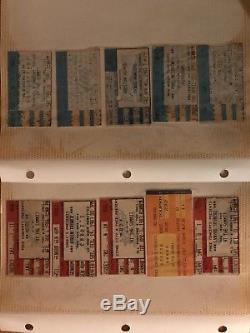 Vintage 70s 80s 90s Concert Ticket Stubs