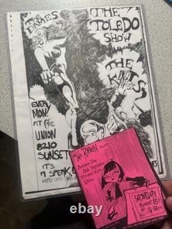 Vintage Album Of Lyrics Photos Concert Flyers Ticket Stubs Rage Against Machine+