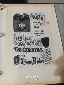 Vintage Album Of Lyrics Photos Concert Flyers Ticket Stubs Rage Against Machine+