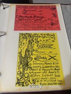 Vintage Album Of Lyrics Photos Concert Flyers Ticket Stubs Rage Against Machine+