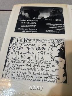 Vintage Album Of Lyrics Photos Concert Flyers Ticket Stubs Rage Against Machine+