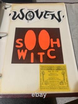 Vintage Album Of Lyrics Photos Concert Flyers Ticket Stubs Rage Against Machine+