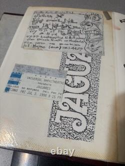 Vintage Album Of Lyrics Photos Concert Flyers Ticket Stubs Rage Against Machine+