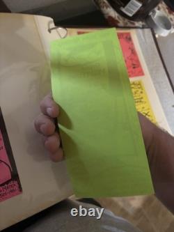 Vintage Album Of Lyrics Photos Concert Flyers Ticket Stubs Rage Against Machine+