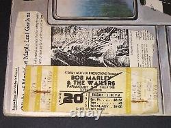 Vintage BOB MARLEY & WAILERS CONCERT TICKET STUB X2 Paramount SEATTLE 1978 1979