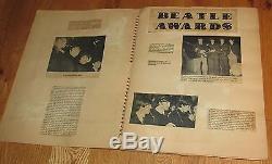 Vintage Beatles Scrapbook with Toronto, Canada, Big Screen Concert Ticket Stub