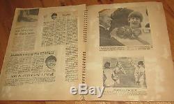 Vintage Beatles Scrapbook with Toronto, Canada, Big Screen Concert Ticket Stub