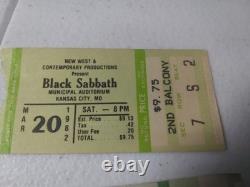 Vintage Black Sabbath 1982 & Dio 1985 Concert Ticket Stubs