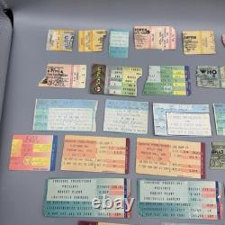 Vintage Concert Ticket Lot (28) Petty Who Kiss Fleetwood Motley Petty Seger