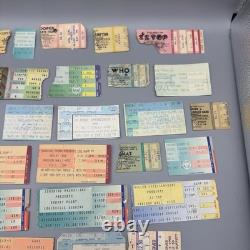 Vintage Concert Ticket Lot (28) Petty Who Kiss Fleetwood Motley Petty Seger