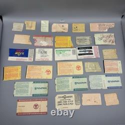 Vintage Concert Ticket Lot (28) Petty Who Kiss Fleetwood Motley Petty Seger