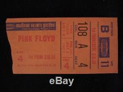 Vintage Concert Ticket Stub Lot (6) Bowie, Pink Floyd, Concert For Nyc, Stones