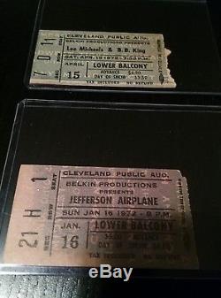 Vintage Concert Ticket Stub Lot, Dead, Bowie, Stones, Cooper and more! 13 pcs
