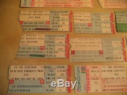 Vintage Concert Ticket Stubs 70s-80s Heart, The Kinks, Yes, Genesis and More