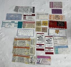 Vintage Concert Ticket Stubs Lot Toledo Ohio Van Halen Pink Floyd Journey