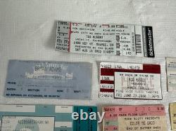 Vintage Concert Ticket Stubs Lot Toledo Ohio Van Halen Pink Floyd Journey