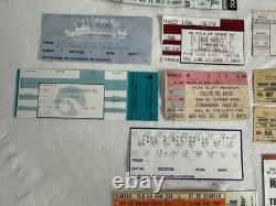 Vintage Concert Ticket Stubs Lot Toledo Ohio Van Halen Pink Floyd Journey