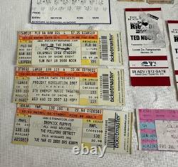 Vintage Concert Ticket Stubs Lot Toledo Ohio Van Halen Pink Floyd Journey