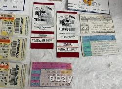 Vintage Concert Ticket Stubs Lot Toledo Ohio Van Halen Pink Floyd Journey