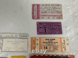 Vintage Concert Ticket Stubs Lot Toledo Ohio Van Halen Pink Floyd Journey