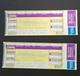 Vintage Concert Tickets Metallica Orange Bowl 12.28.1999