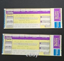 Vintage Concert Tickets METALLICA Orange Bowl 12.28.1999