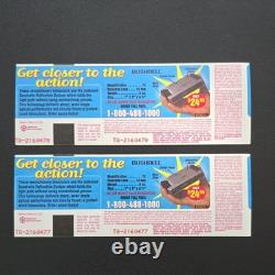 Vintage Concert Tickets METALLICA Orange Bowl 12.28.1999