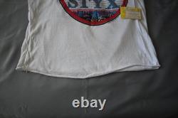 Vintage Feb. 6, 1981 STYX Concert T-SHIRT withTICKET STUB Houston PARADISE THEATRE