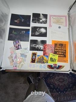 Vintage Grateful Dead Ticket Stubs Flyers Stickers Paperwork Concert Photos