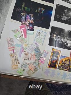 Vintage Grateful Dead Ticket Stubs Flyers Stickers Paperwork Concert Photos