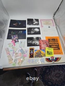 Vintage Grateful Dead Ticket Stubs Flyers Stickers Paperwork Concert Photos