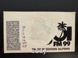 Vintage Guns N Roses Concert Ticket Stub Perkins Palace Pasadena Dec 28, 1987