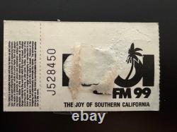 Vintage Guns N Roses Concert Ticket Stub Perkins Palace Pasadena Dec 30, 1987