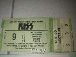 Vintage Kiss Concert Ticket Stubs 1986,1996 Set