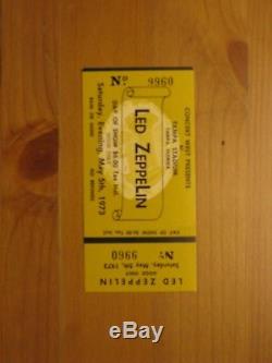 Vintage LED ZEPPELIN Original Concert Ticket Stub Tampa Stadium FL