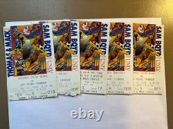 Vintage Lot (5) 1996 Dave Matthews Band Concert Ticket Stub Thomas & Mack Center