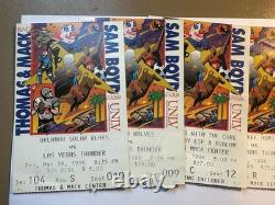Vintage Lot (5) 1996 Dave Matthews Band Concert Ticket Stub Thomas & Mack Center