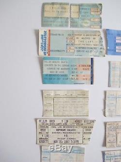 Vintage Lot of 30 Concert Ticket Stubs New Wave, The Cure, Lollapalooza, Fugazi