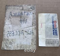 Vintage Metallica Concert Ticket Stub & VIP After Show Pass Lot 1988 2000 Metal