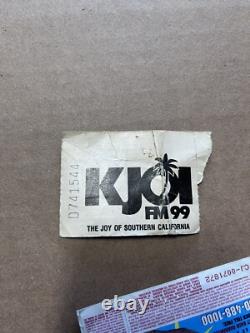 Vintage Metallica Concert Ticket Stub & VIP After Show Pass Lot 1988 2000 Metal