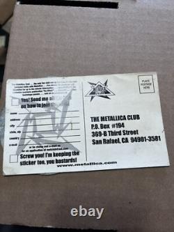 Vintage Metallica Concert Ticket Stub & VIP After Show Pass Lot 1988 2000 Metal