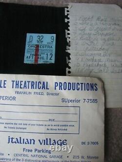 Vintage Original BEATLES Concert Ticket Stub Chicago August 12 1966