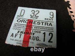 Vintage Original BEATLES Concert Ticket Stub Chicago August 12 1966