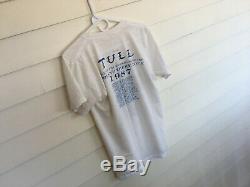 Vintage Rare Original JETHRO TULL 1987 Rock Concert T Shirt & Ticket Stub