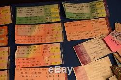 Vintage Rock Concert Ticket Stub Lot Rolling Stones, Gateful Dead, Deep Purple