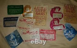 Vintage Rock concert ticket stubs rock and roll